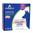 Answers Pet Food Detailed Formula Pork Raw Frozen Dog Food Nibbles, 35 Ct on Sale