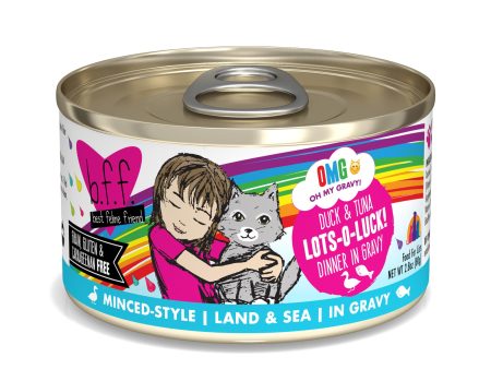 Weruva BFF OMG Beef & Salmon Best Day Eva! Dinner in Gravy Wet Canned Cat Food Online Sale