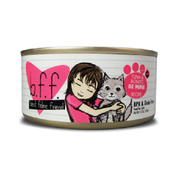 Weruva BFF Minced Tuna & Bonito Be Mine Recipe in Gelee Canned Cat Food For Cheap