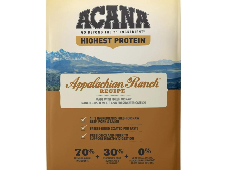 Acana Regionals Appalachian Ranch Grain-Free Dog Food Hot on Sale