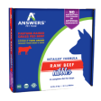 Answers Pet Food Detailed Formula Beef Raw Frozen Dog Food Nibbles, 35 Ct Discount