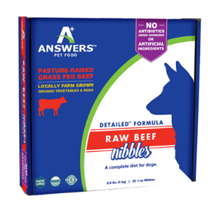 Answers Pet Food Detailed Formula Beef Raw Frozen Dog Food Nibbles, 35 Ct Discount