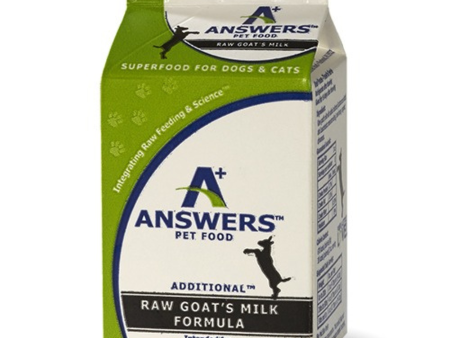 Answers Pet Food Raw Goats Milk For Dogs & Cats Online