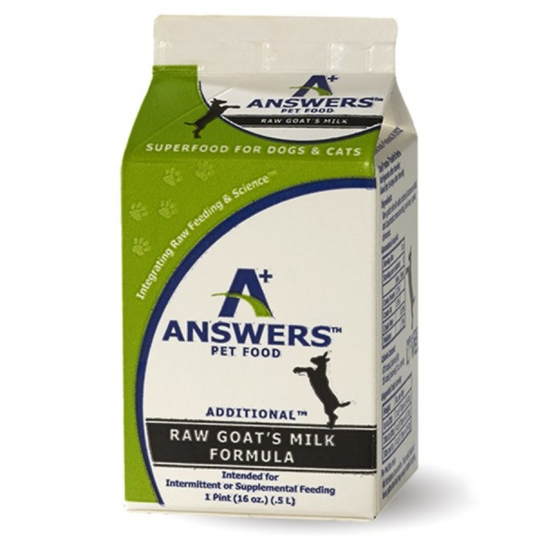 Answers Pet Food Raw Goats Milk For Dogs & Cats Online