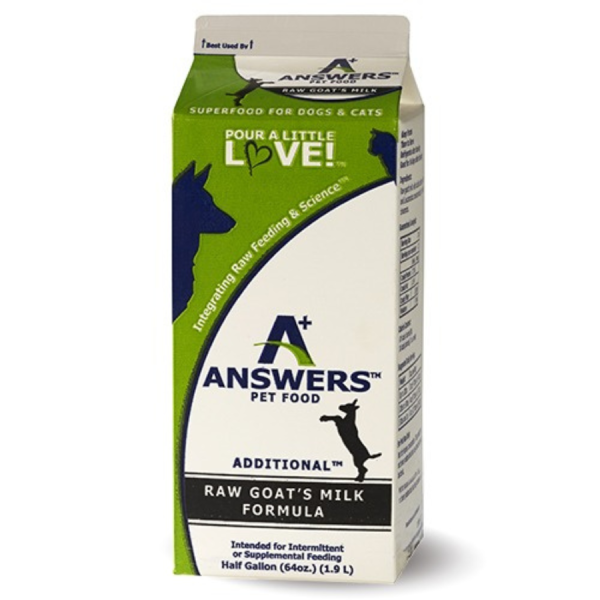 Answers Pet Food Raw Goats Milk For Dogs & Cats Online