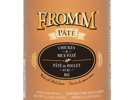 Fromm Chicken & Rice Pate Canned Dog Food 12.2oz on Sale