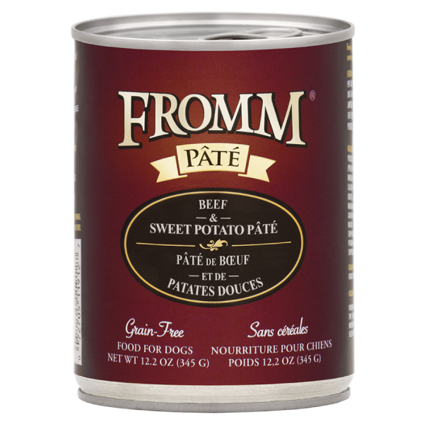 Fromm Beef & Sweet Potato Pate Grain-Free Canned Dog Food 12.2oz Discount