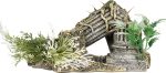 Blue Ribbon Pet Products-Exotic Environments Ancient Column Ruins W- Plants Hot on Sale