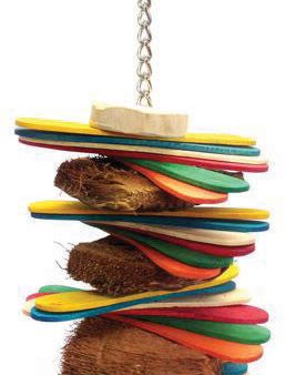 A&e Cage Company - Java Wood Stick Stack Bird Toy Supply