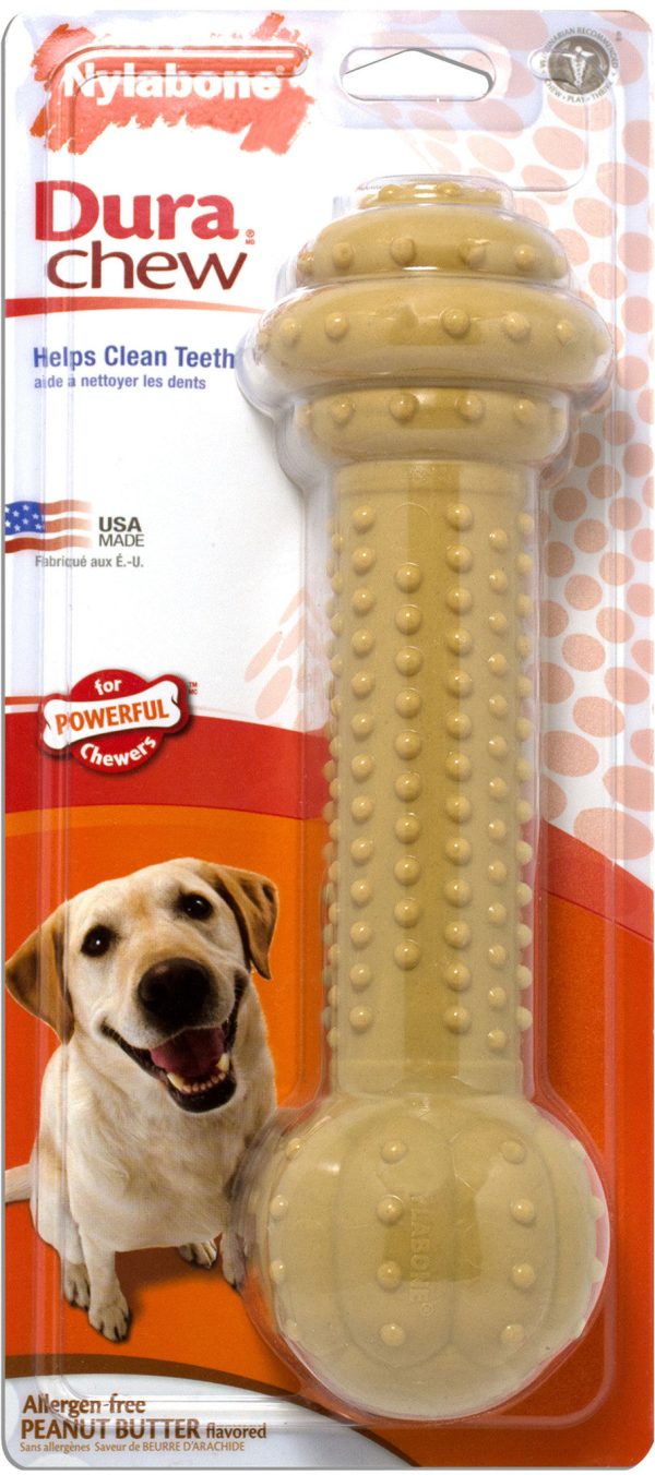 Nylabone Corp (bones) - Dura Chew Barbell Dog Chew Online now