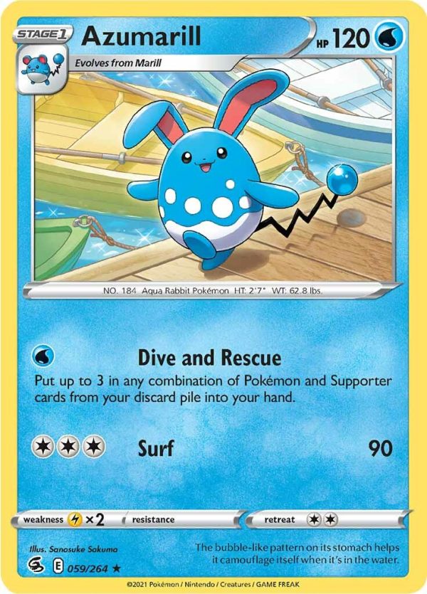 Azumarill (059 264) [Sword & Shield: Fusion Strike] Cheap