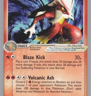 Blaziken ex (89 95) (Blaziken Tech - Chris Fulop) [World Championships 2004] on Sale