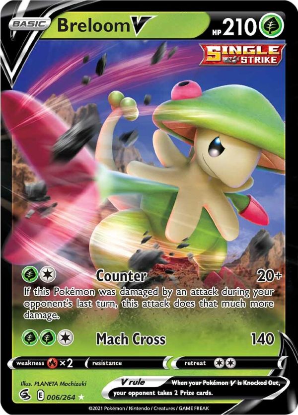 Breloom V (006 264) [Sword & Shield: Fusion Strike] Sale