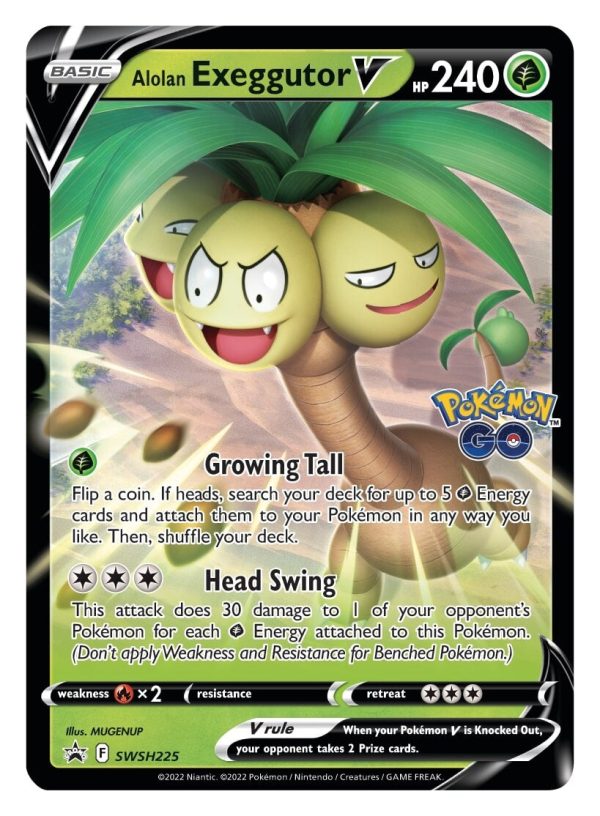 Alolan Exeggutor V (SWSH225) [Sword & Shield: Black Star Promos] Online now