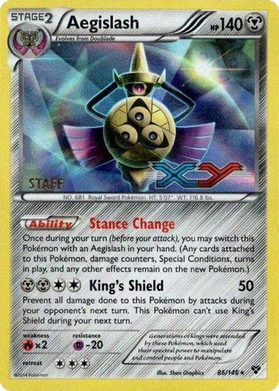 Aegislash (86 146) (Staff Prerelease Promo) [XY: Black Star Promos] Discount