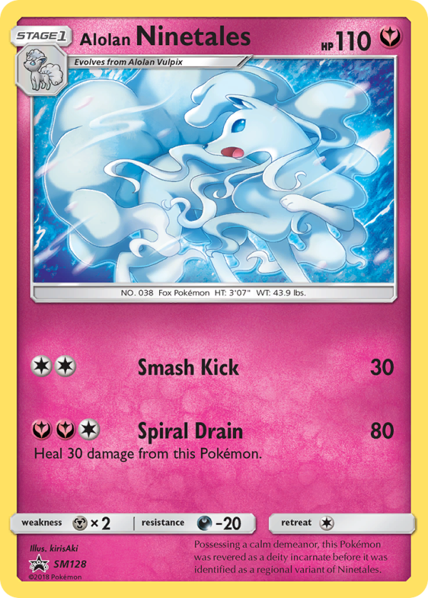 Alolan Ninetales (SM128) [Sun & Moon: Black Star Promos] Online Hot Sale