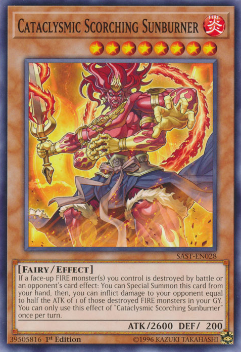 Cataclysmic Scorching Sunburner [SAST-EN028] Common For Cheap