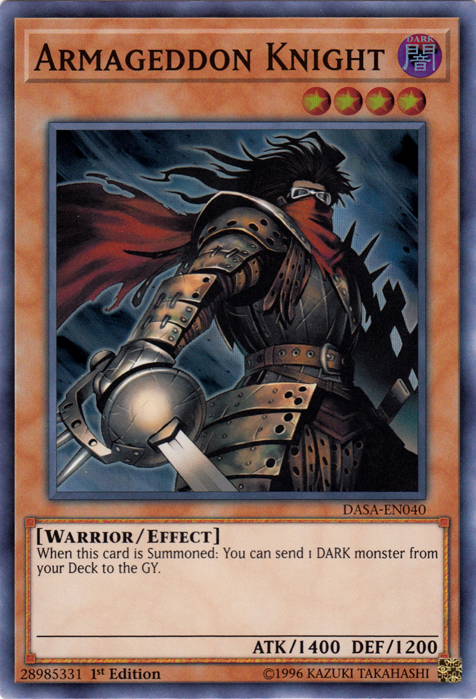 Armageddon Knight [DASA-EN040] Super Rare Hot on Sale