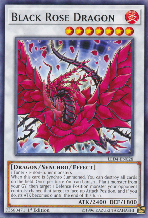 Black Rose Dragon [LED4-EN028] Common Supply