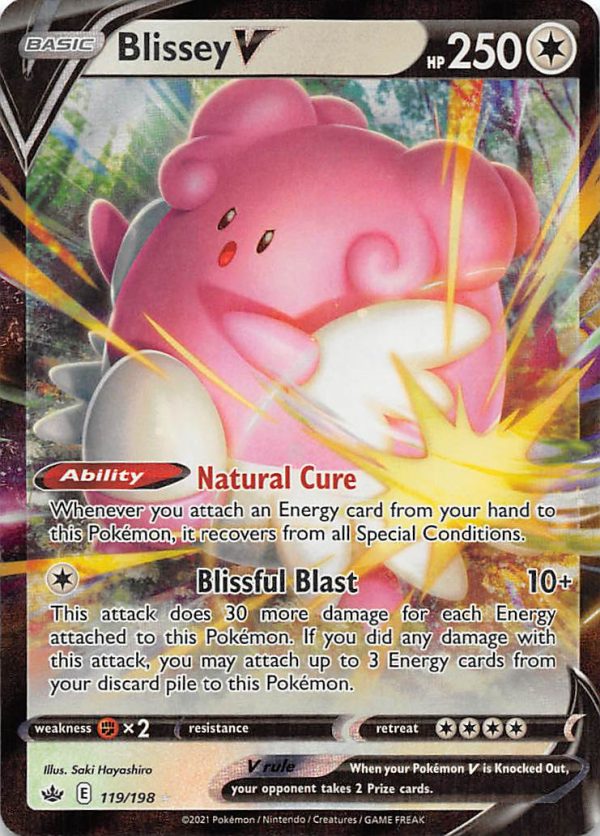 Blissey V (119 198) [Sword & Shield: Chilling Reign] For Cheap