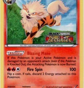 Arcanine (12 99) (Prerelease Promo) [Black & White: Black Star Promos] Fashion