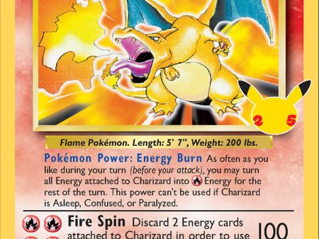 Charizard (4 102) [Celebrations: 25th Anniversary - Classic Collection] Sale