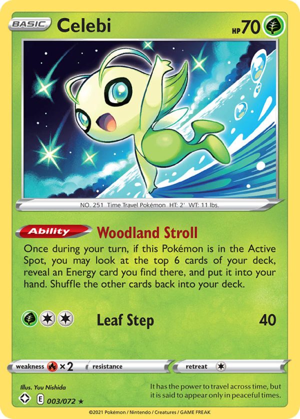 Celebi (003 072) [Sword & Shield: Shining Fates] Hot on Sale