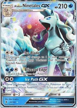 Alolan Ninetales GX (22 145) (Ice Path FTW - Zachary Bokhari) [World Championships 2017] Fashion