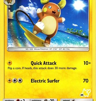 Alolan Raichu (SM65) (Pikachu Stamp #25) [Battle Academy 2020] Discount