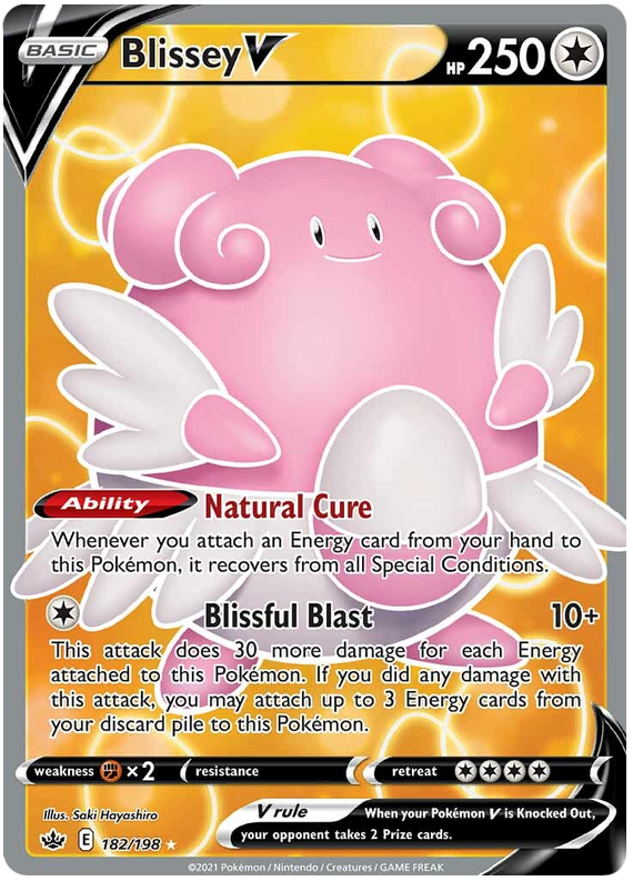 Blissey V (182 198) [Sword & Shield: Chilling Reign] For Cheap