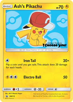 Ash s Pikachu (SM113) [Sun & Moon: Black Star Promos] Cheap