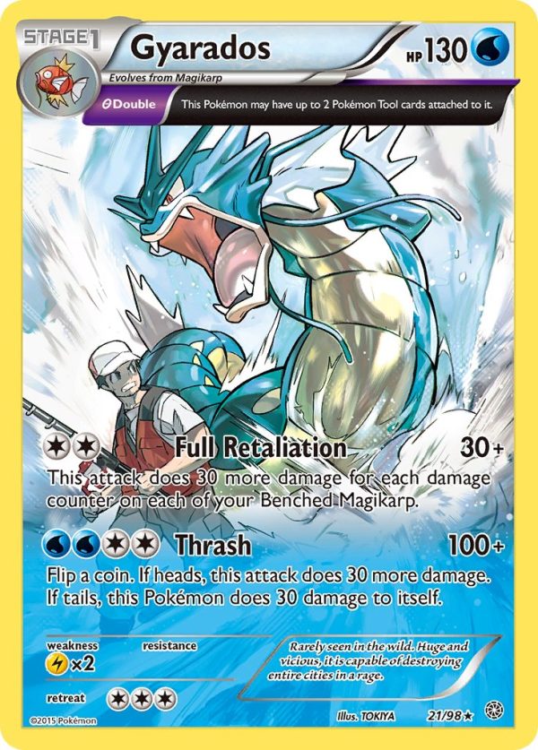 Gyarados (21 98) (Cosmos Holo) (Theme Deck Exclusive) [XY: Ancient Origins] For Discount