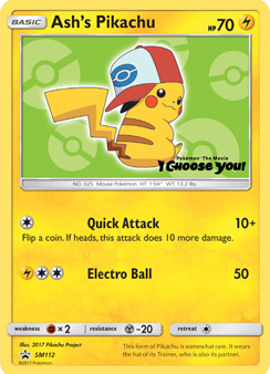 Ash s Pikachu (SM112) [Sun & Moon: Black Star Promos] Supply