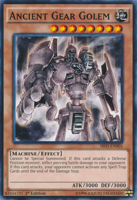 Ancient Gear Golem [SR03-EN005] Common For Cheap