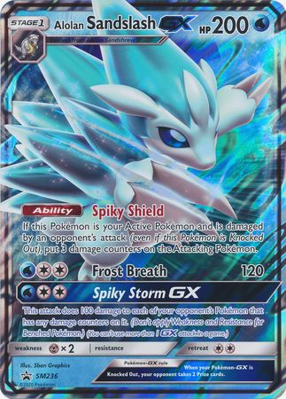 Alolan Sandslash GX (SM236) (Jumbo Card) [Sun & Moon: Black Star Promos] Cheap