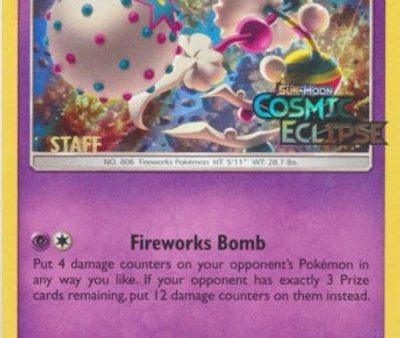 Blacephalon (SM221) (Staff Prerelease Promo) [Sun & Moon: Black Star Promos] on Sale