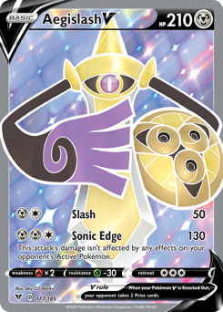 Aegislash V (177 185) [Sword & Shield: Vivid Voltage] Online