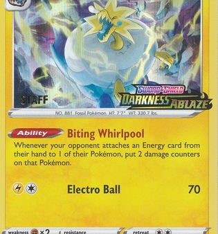 Arctozolt (SWSH036) (Staff Prerelease Promo) [Sword & Shield: Black Star Promos] Sale