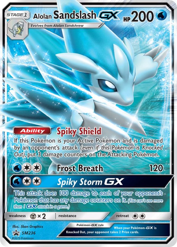 Alolan Sandslash GX (SM236) [Sun & Moon: Black Star Promos] Online Hot Sale