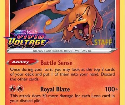 Charizard (SWSH066) (Staff Prerelease Promo) [Sword & Shield: Black Star Promos] Online