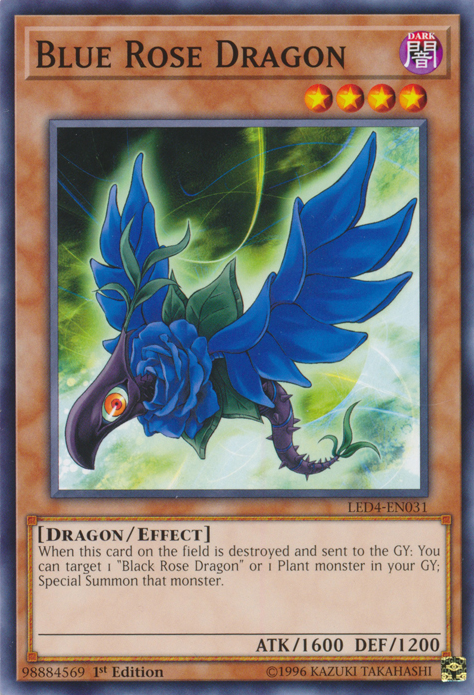 Blue Rose Dragon [LED4-EN031] Common For Sale